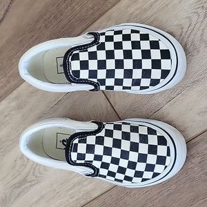 Vans Kids Slip-On Checkerboard Shoes